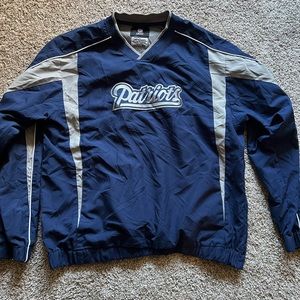 Vintage Patriots pullover sweater / jacket